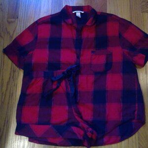 Victoria Secret Plaid Pajama Set size M